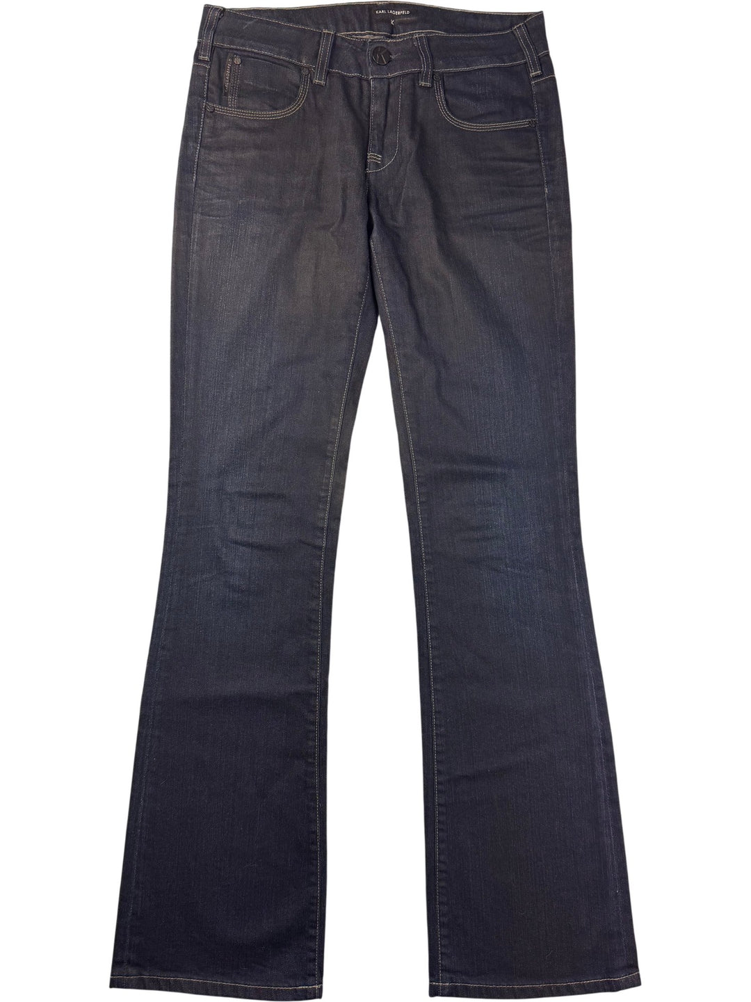 Karl Lagerfeld Dark Wash Denim Jeans - M - Think Vintage ltd