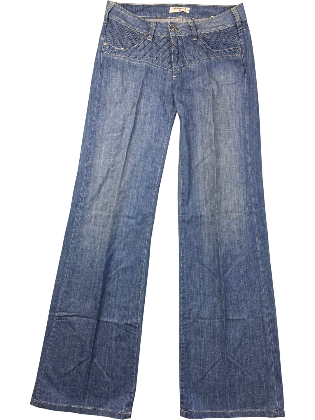 Karl Lagerfeld Denim Flared Jeans - W30 - Think Vintage ltd