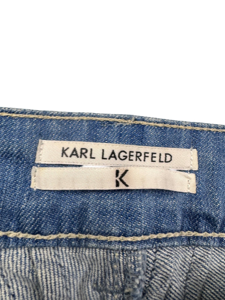 Karl Lagerfeld Denim Flared Jeans - W30 - Think Vintage ltd