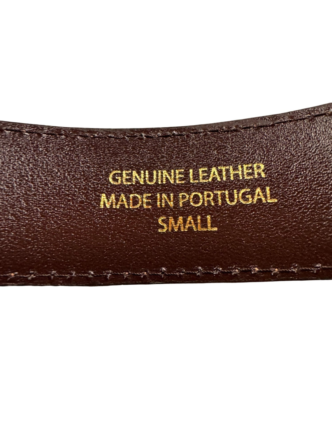 Kettlewell Leather Patterned Belt - Think Vintage ltd