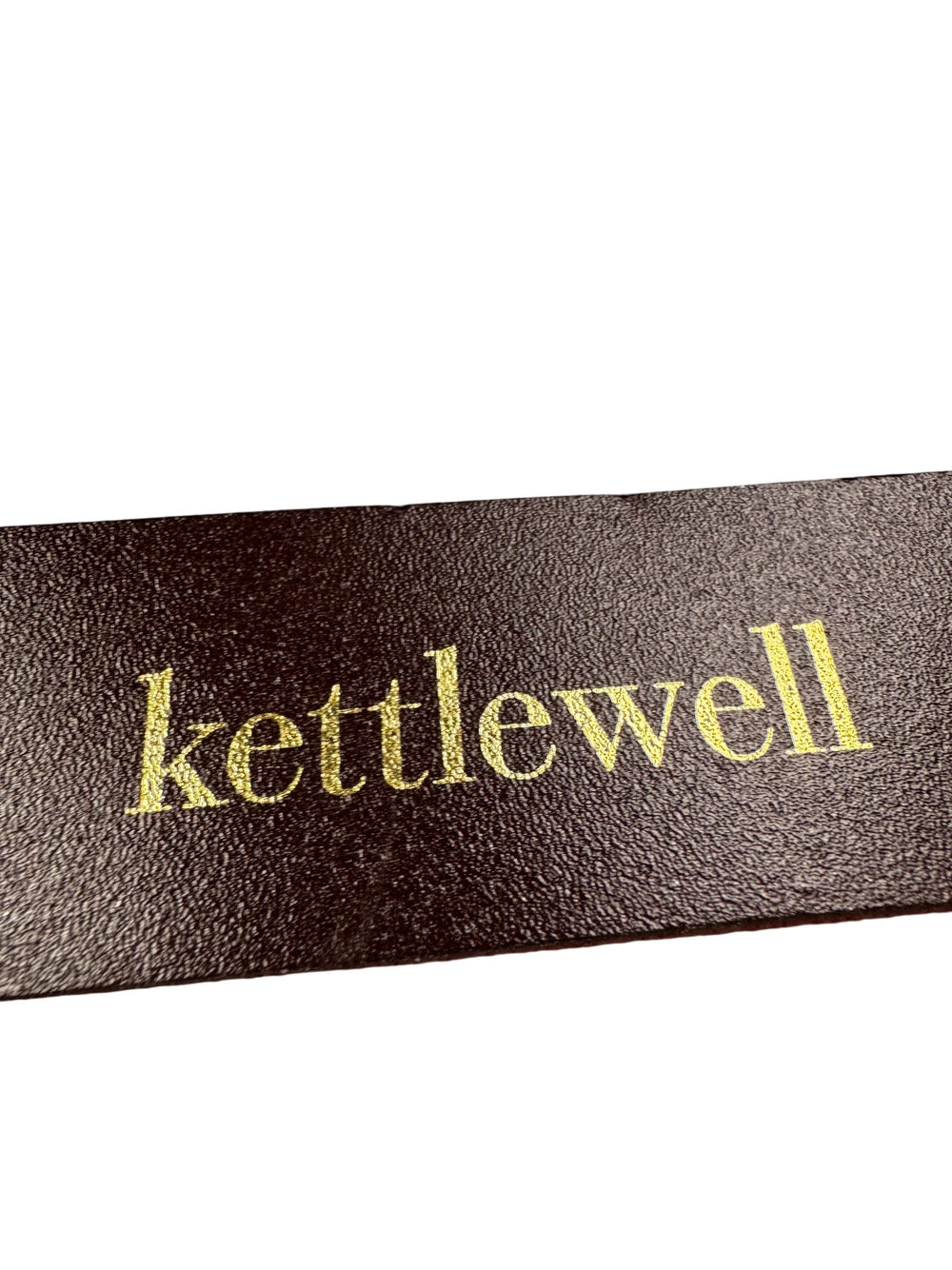 Kettlewell Red Leather Belt - Think Vintage ltd