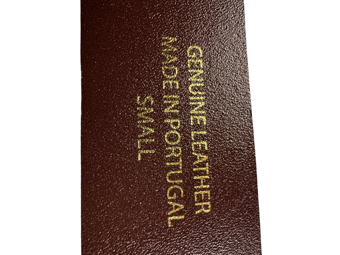 Kettlewell Red Leather Belt - Think Vintage ltd