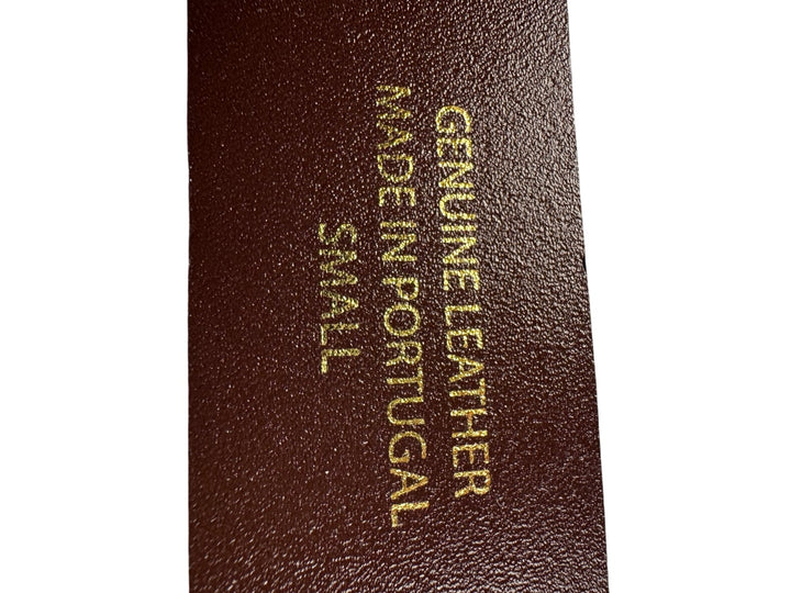 Kettlewell Red Leather Belt - Think Vintage ltd