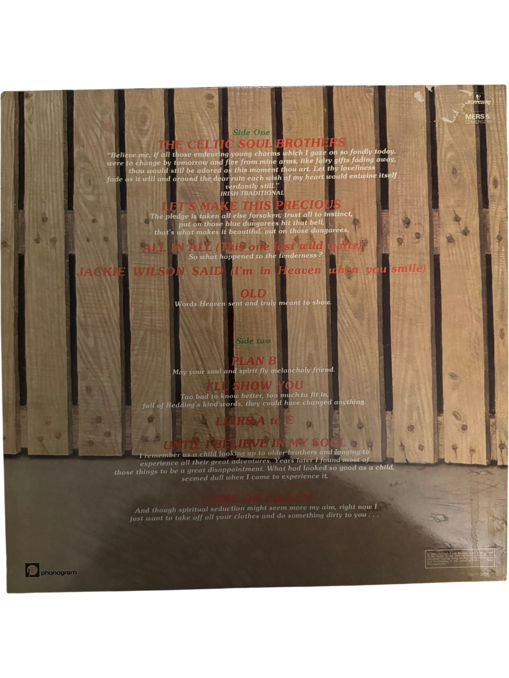 Kevin Rowland & Dexys Midnight Runners Too-Rye-Ay Vinyl - Good - Think Vintage ltd