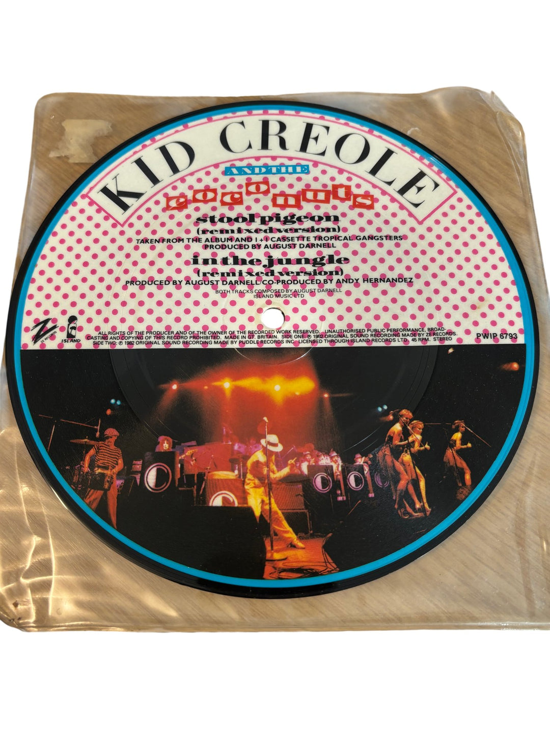 Kid Creole And The Coconuts Stool Pigeon Picture Disc 7" - Think Vintage ltd