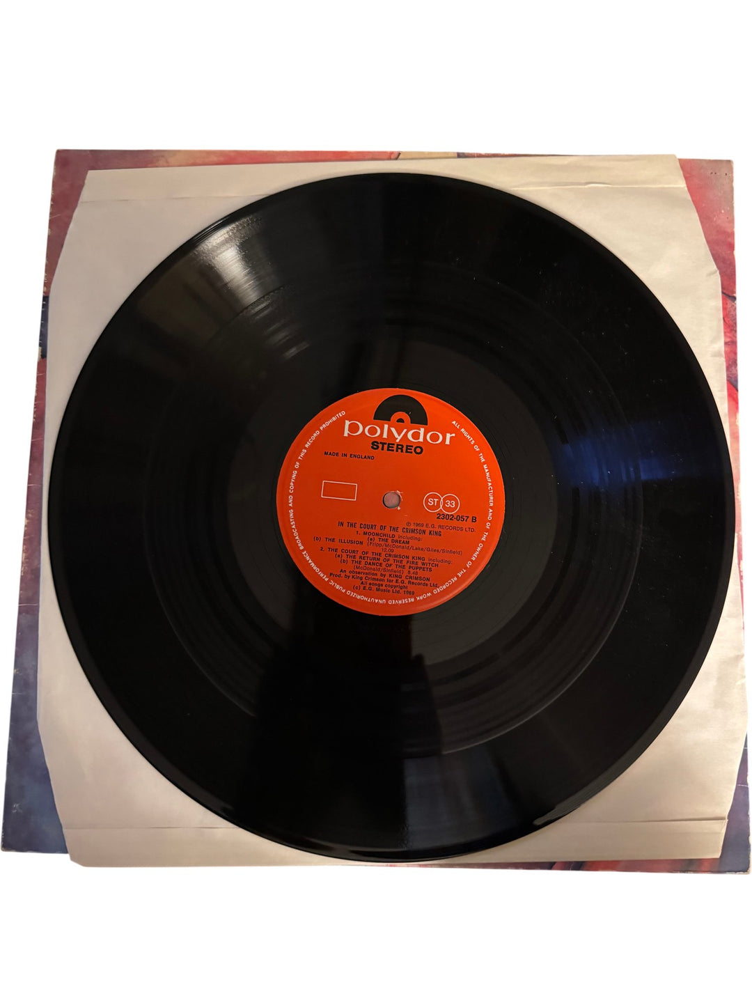 King Crimson Album 'In The Court Of The Crimson King' - Good - Think Vintage ltd