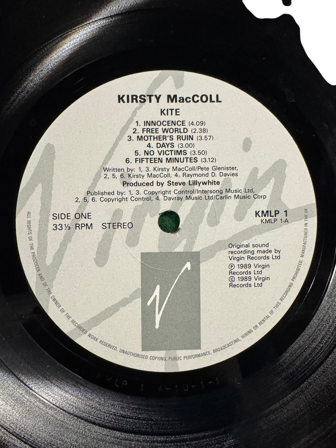Kirsty MacColl 'Kite' Album Vinyl - Think Vintage Online Ltd