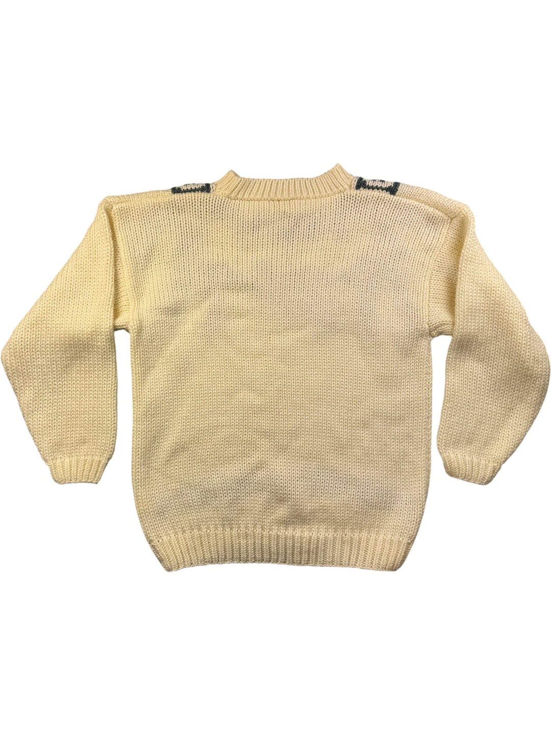 Korean Handcrafted Floral Knit Sweater - M/L