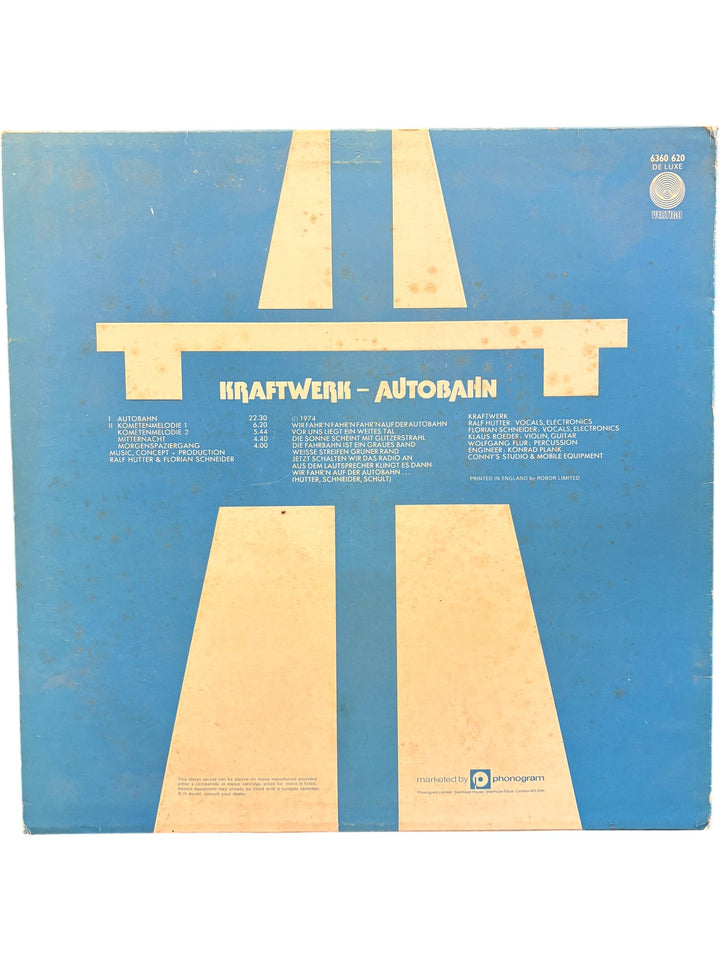 Kraftwerk Autobahn Vinyl Record - Fair - Think Vintage ltd