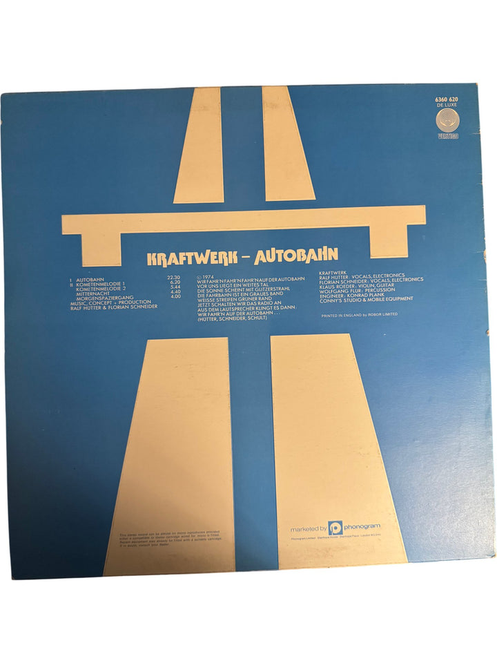 Kraftwerk Autobahn Vinyl Record - Good - Think Vintage ltd