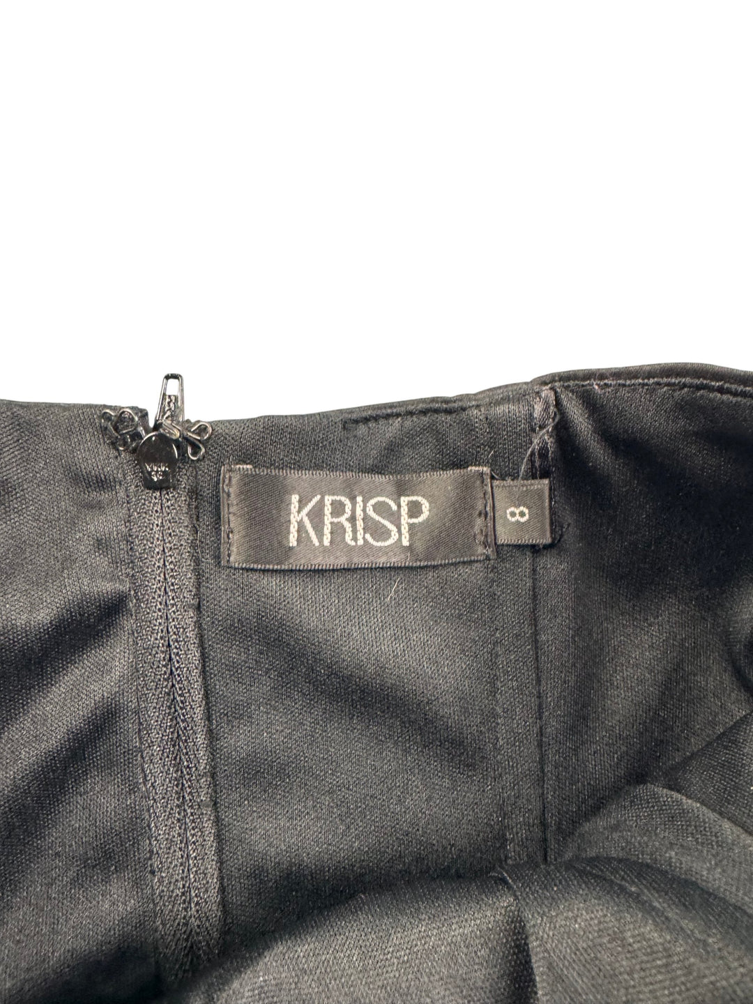 Krisp Black Embellished Strapless Top - S - Think Vintage Online Ltd