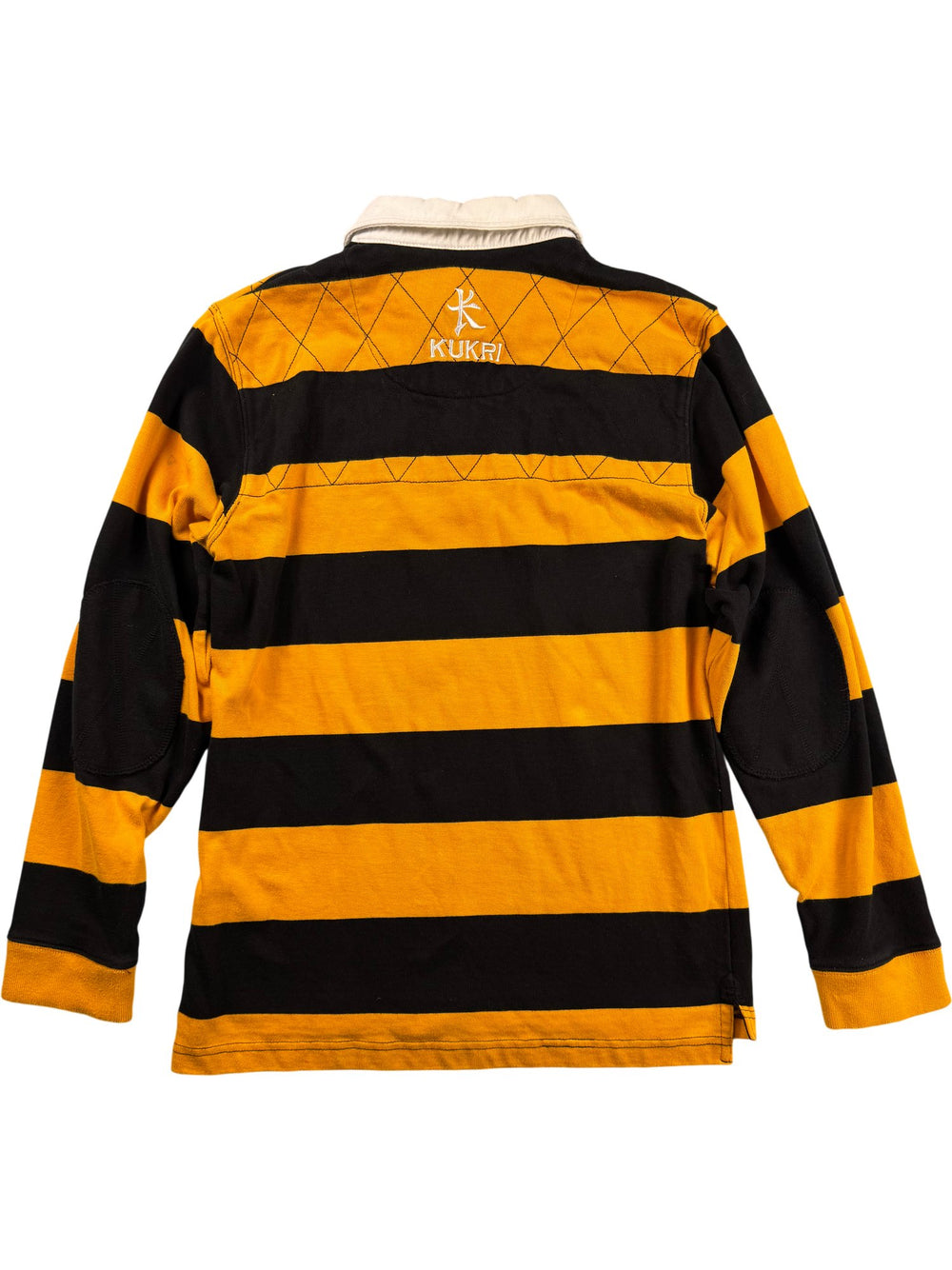 Kukri London Wasps Striped Rugby Shirt - S - Think Vintage ltd