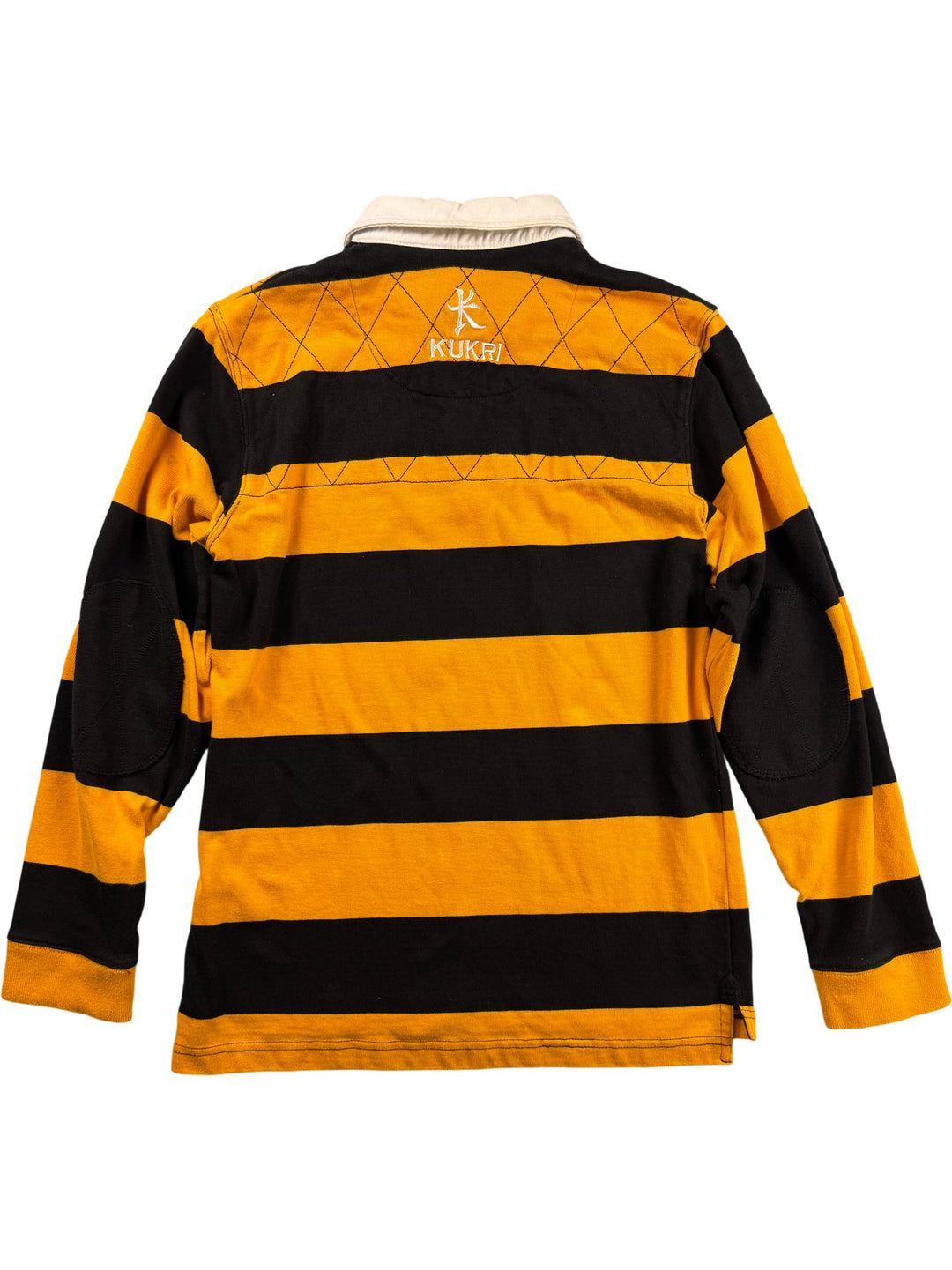 Kukri London Wasps Striped Rugby Shirt - S - Think Vintage ltd