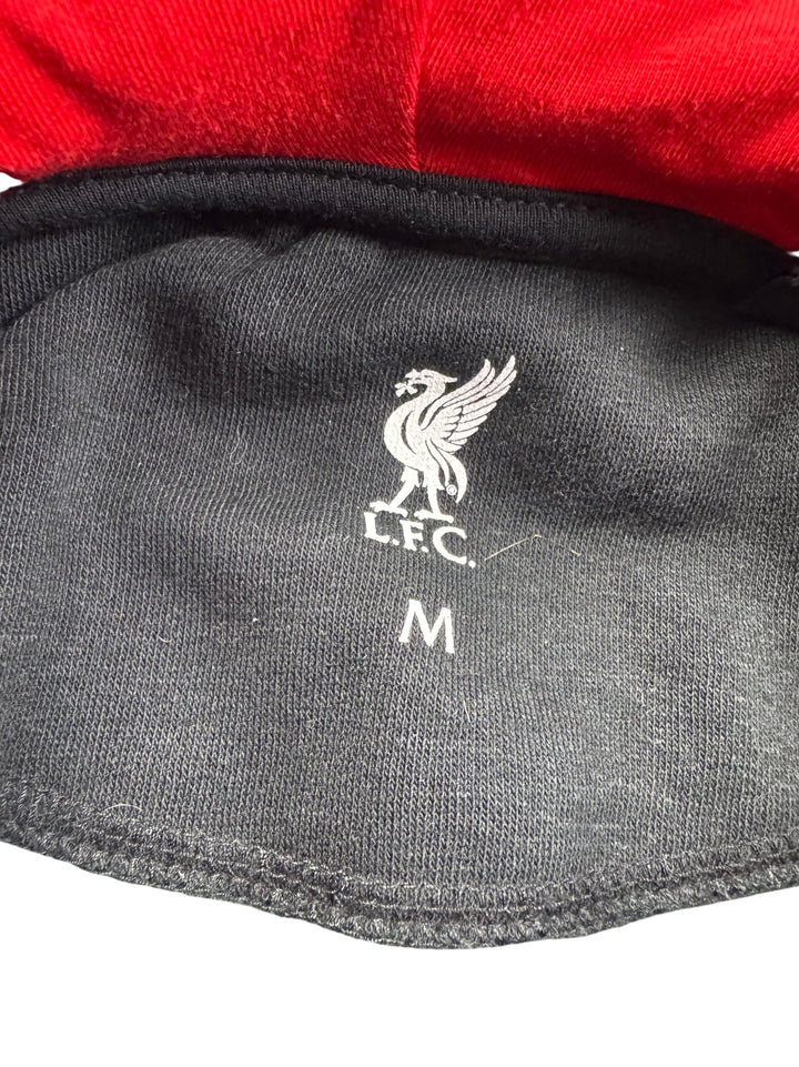 LFC Black Hoodie with Red Lining - L - Think Vintage ltd