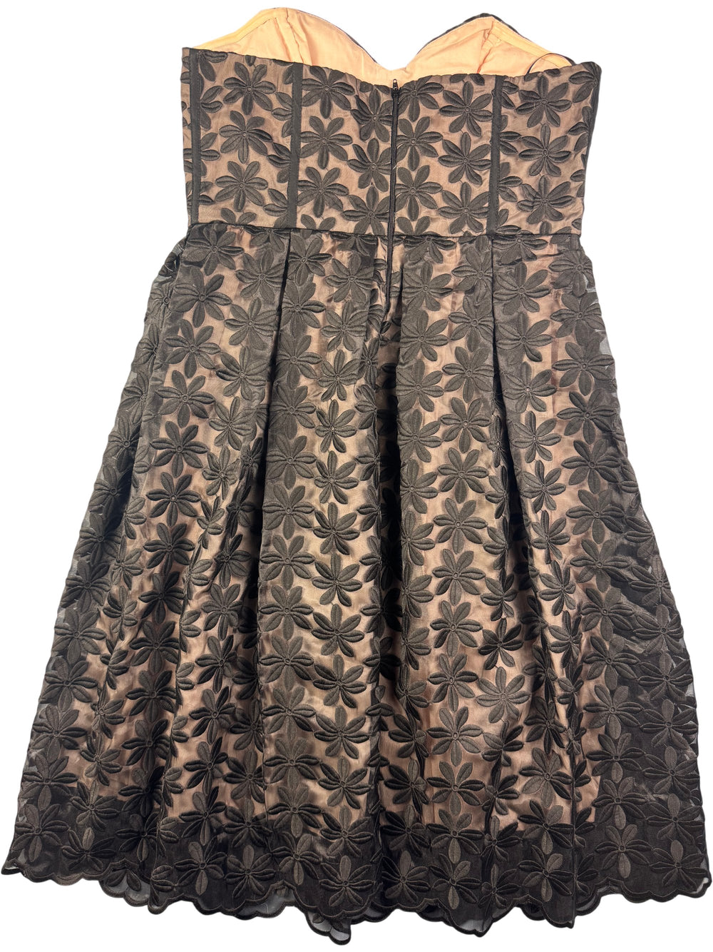 Lace Strapless Dress - Think Vintage Online Ltd