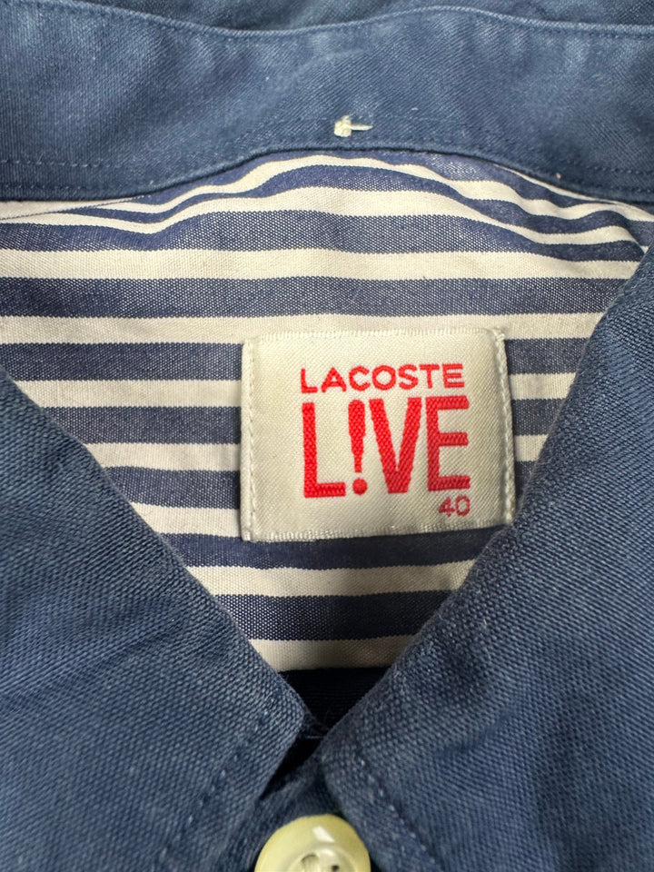 Lacoste Live Navy Long Sleeve Shirt - Think Vintage