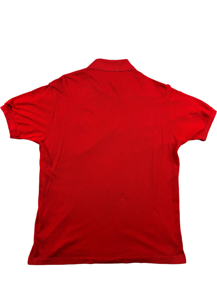 Lacoste Red Polo Shirt - L - Think Vintage Online Ltd