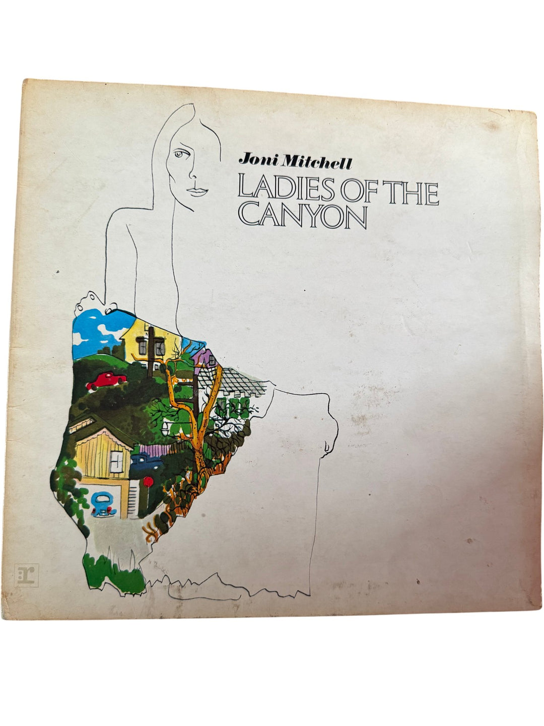 Ladies Of The Canyon Vinyl Record - Fair - Think Vintage ltd
