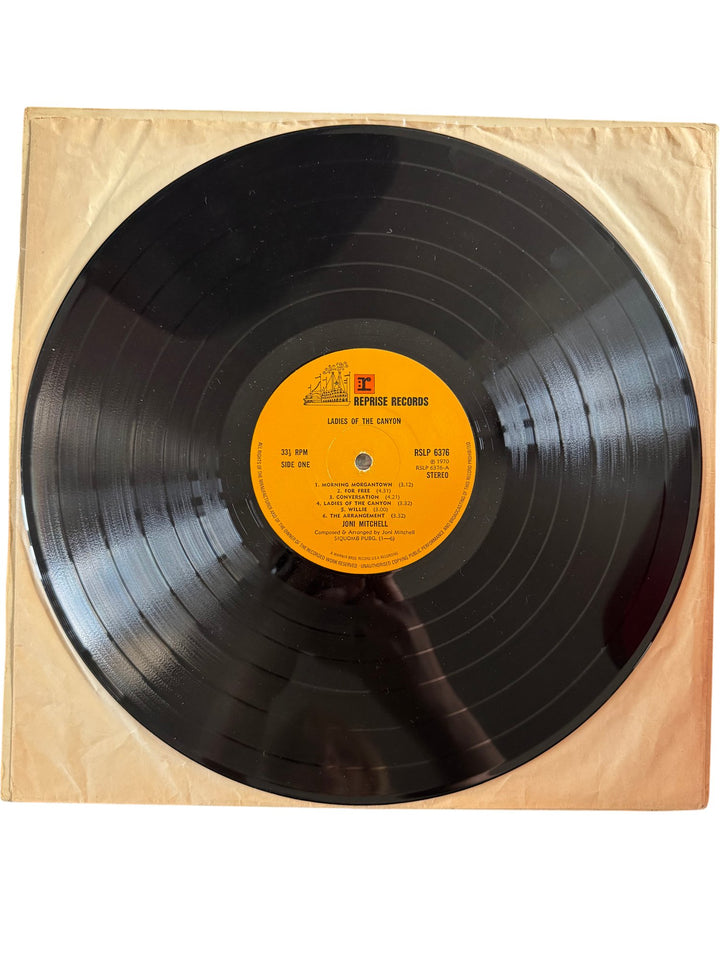 Ladies Of The Canyon Vinyl Record - Fair - Think Vintage ltd