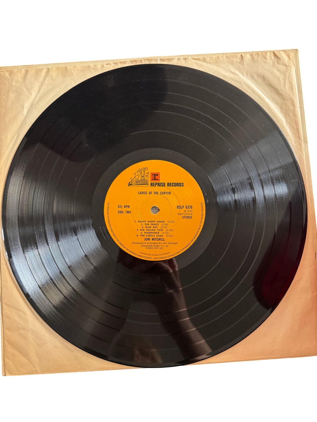 Ladies Of The Canyon Vinyl Record - Fair - Think Vintage ltd
