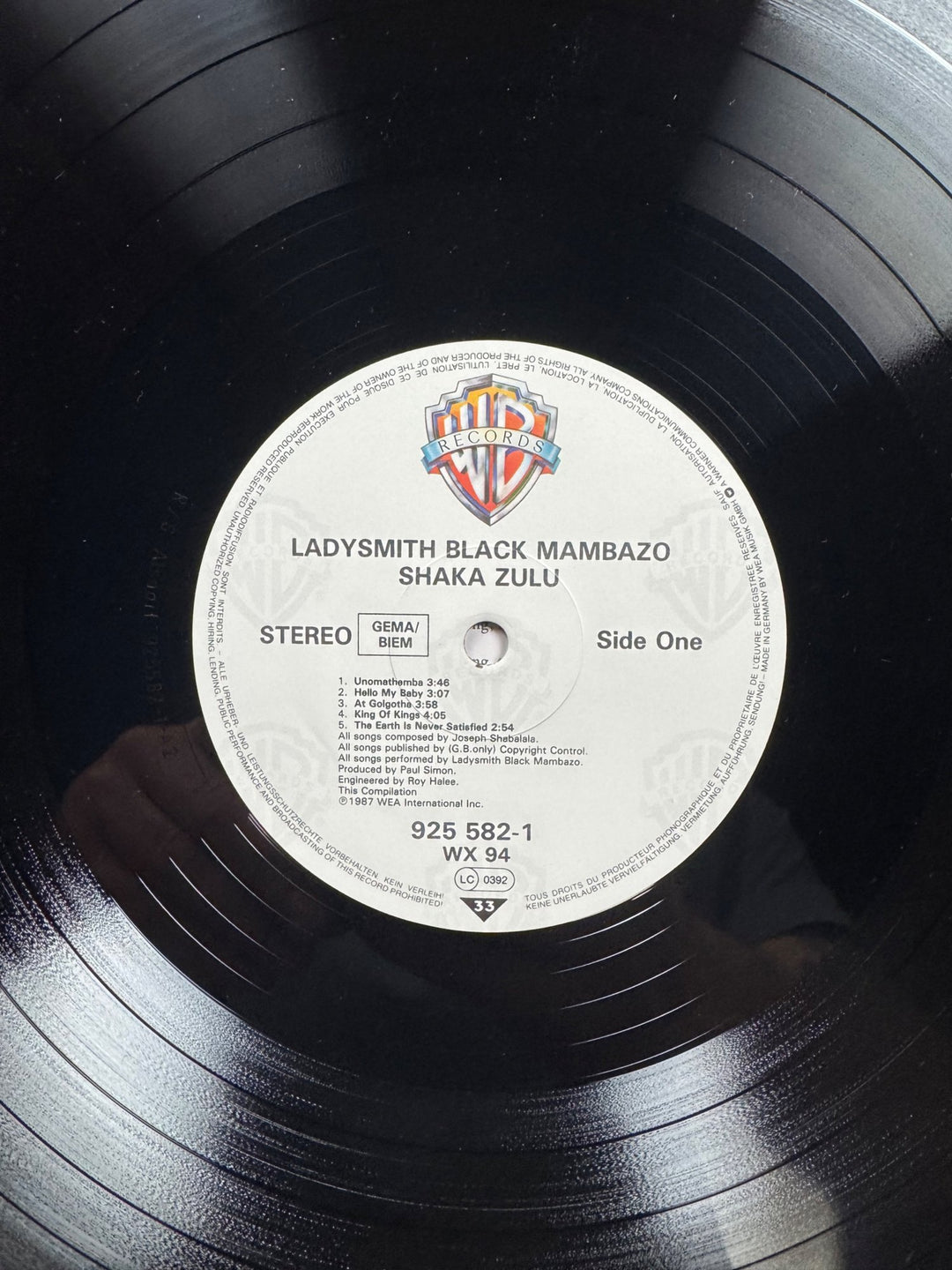 Ladysmith Black Mambazo Shaka Zulu Music - Very Good