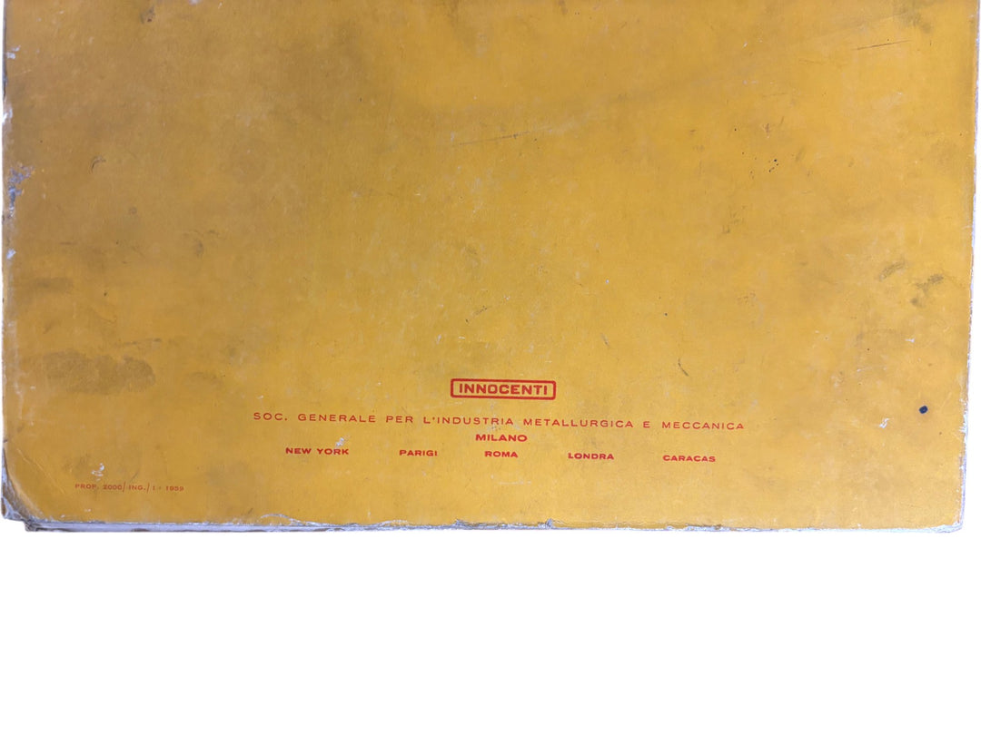 Lambretta 150 d-Ld Repair Shop Manual Instructions Vintage Innocenti - Think Vintage ltd