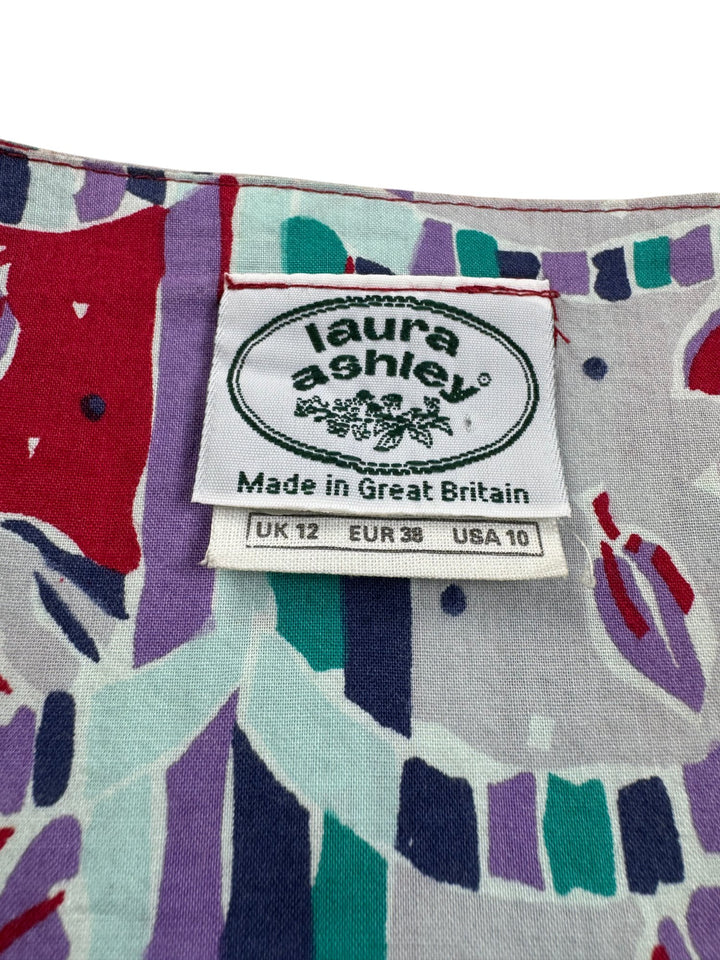 Laura Ashley Abstract Pattern Jumpsuit - S - Think Vintage ltd