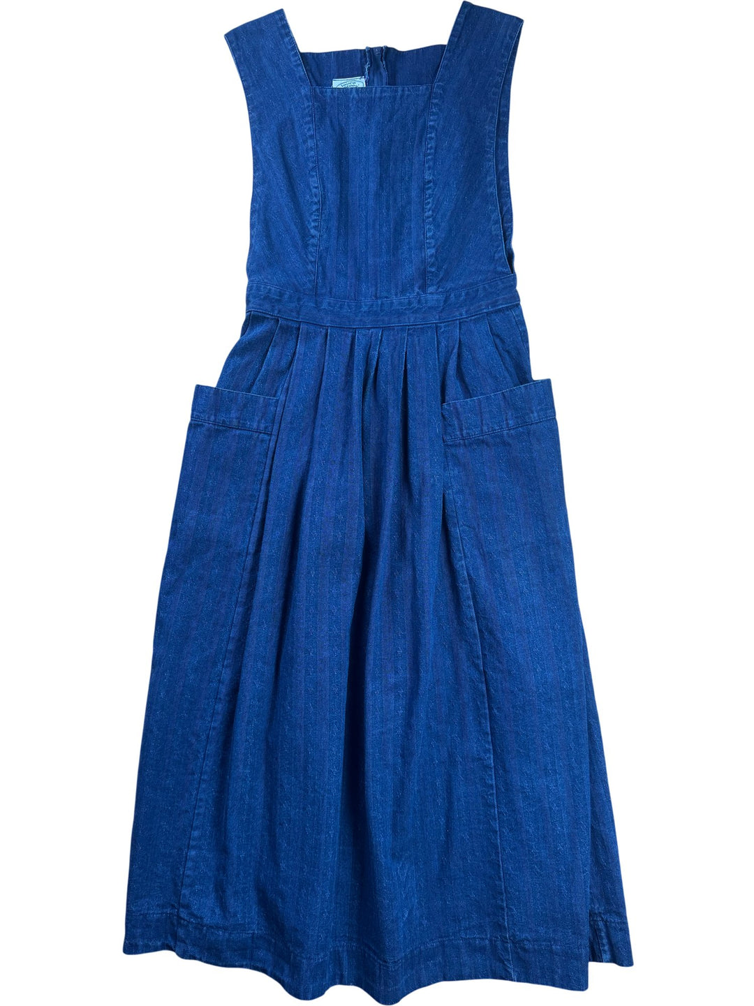 Laura Ashley Blue Denim Dress - S - Think Vintage ltd