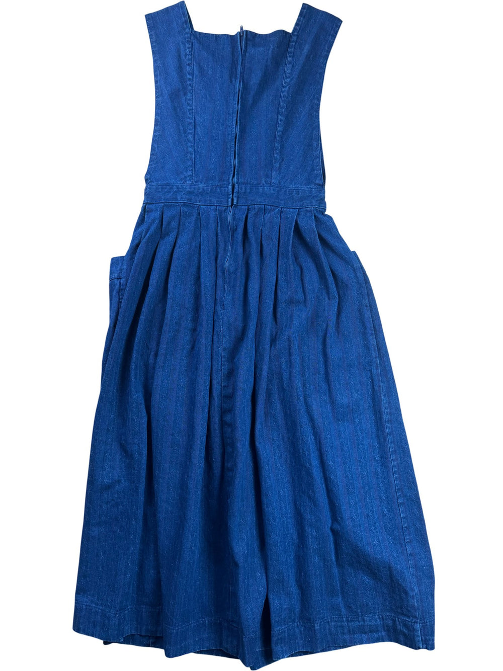 Laura Ashley Blue Denim Dress - S - Think Vintage ltd