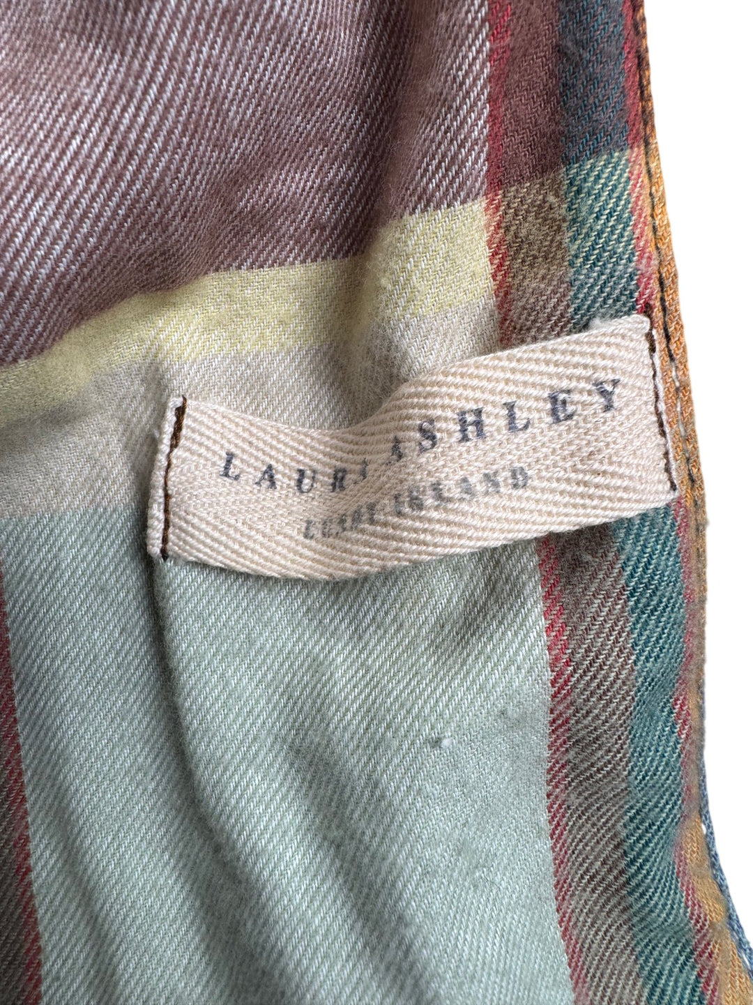 Laura Ashley Chestnut Leather Jacket - M - Think Vintage ltd