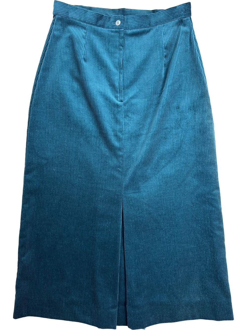 Laura Ashley Corduroy Pencil Skirt - W29 - Think Vintage ltd