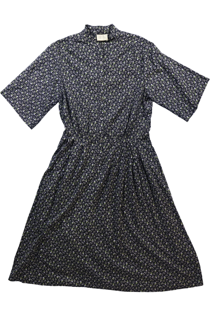 Laura Ashley Floral Midi Dress - M - Think Vintage