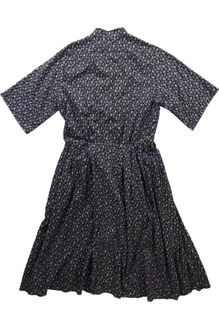 Laura Ashley Floral Midi Dress - M - Think Vintage