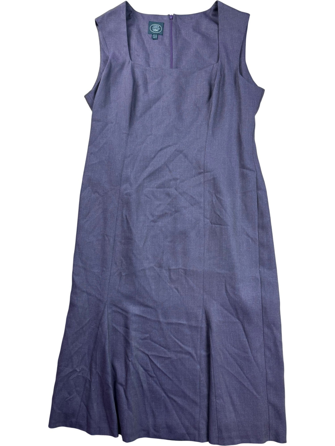 Laura Ashley Purple Sleeveless Dress - M - Think Vintage ltd