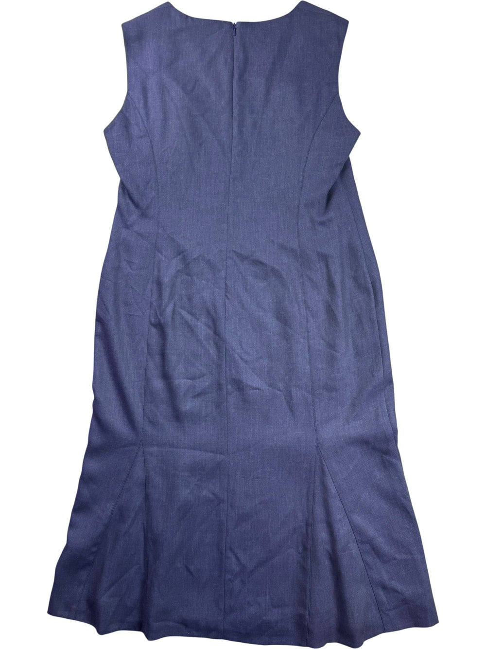 Laura Ashley Purple Sleeveless Dress - M - Think Vintage ltd