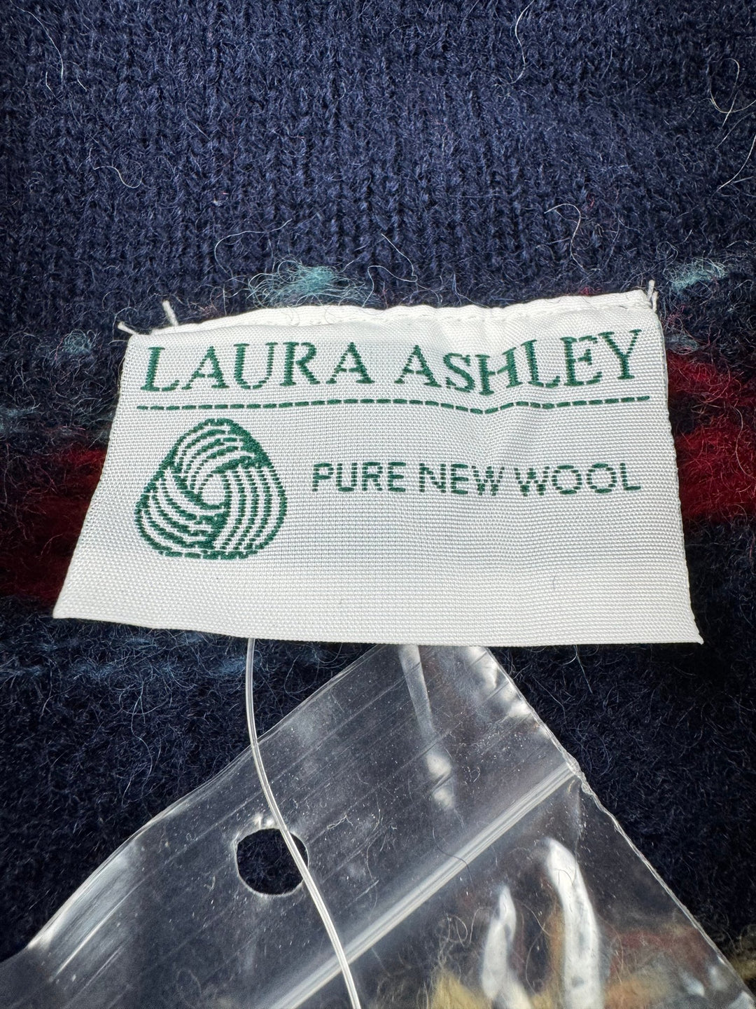 Laura Ashley Wool Cardigan - XL - Think Vintage ltd