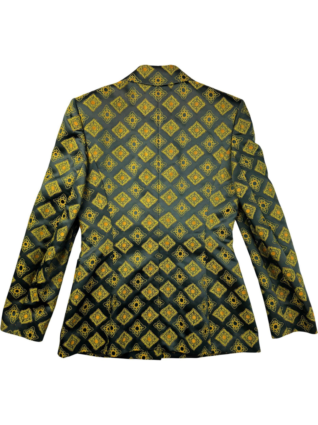 Laurel Geometric Patterned Blazer Jacket - S - Think Vintage ltd