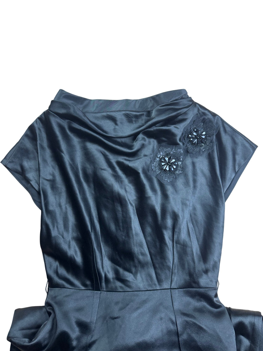 Lavender Label Vera Wang Black Dress - S - Think Vintage ltd