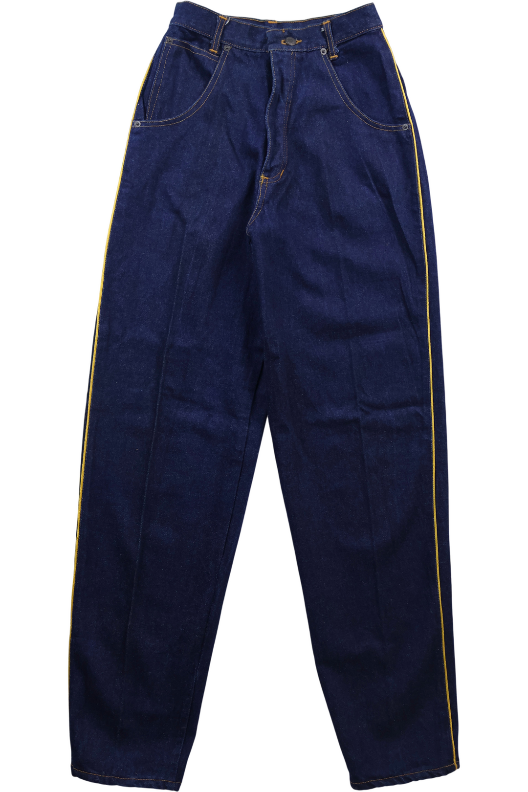 Lazy Bones Dark Wash Denim Jeans - W26 L33 - Think Vintage ltd