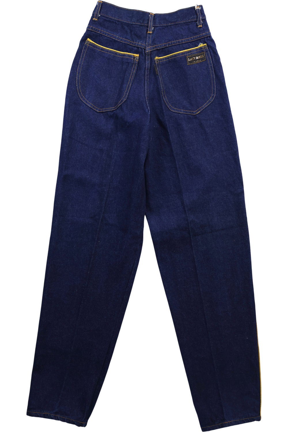 Lazy Bones Dark Wash Denim Jeans - W26 L33 - Think Vintage ltd