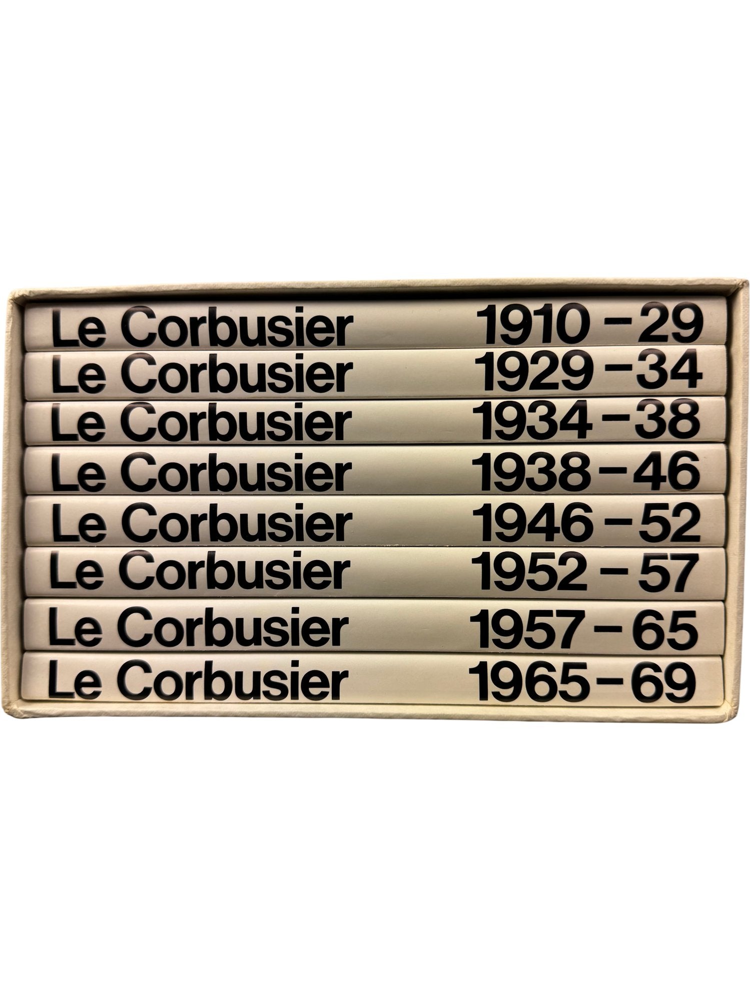 Le Corbusier Oeuvre Complete 8 Volume Set
