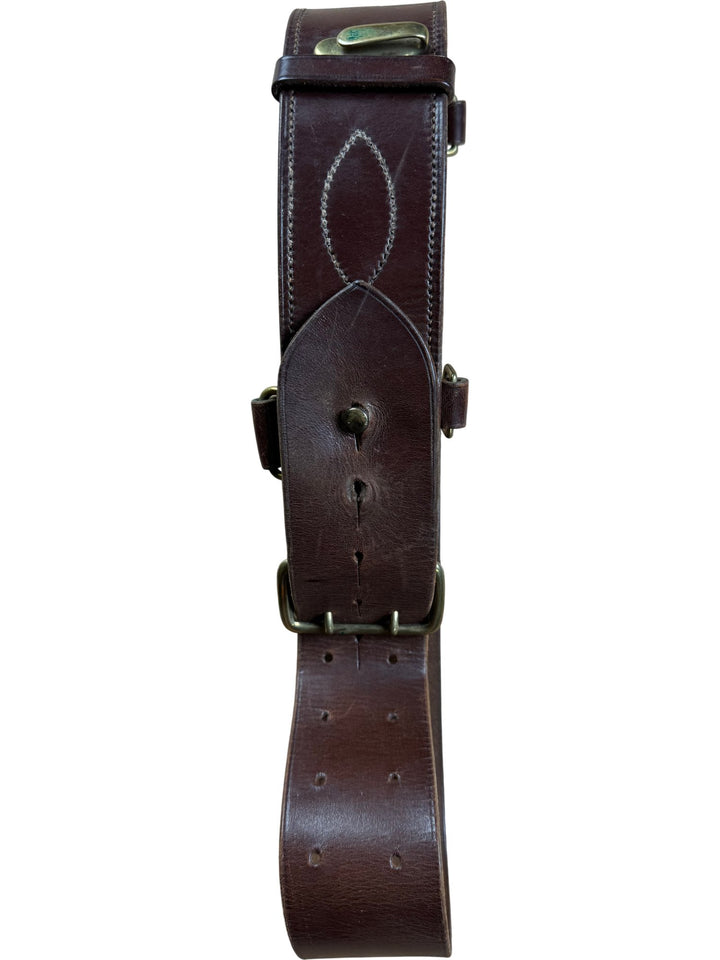 Leather Belt Brown - W28-34 - Think Vintage ltd