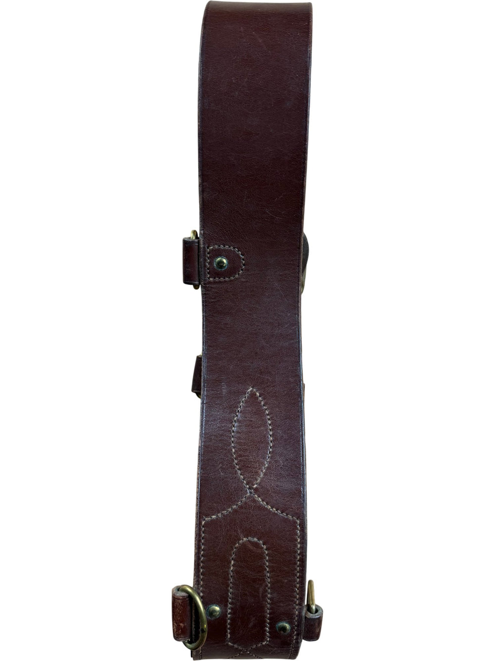 Leather Belt Brown - W28-34 - Think Vintage ltd