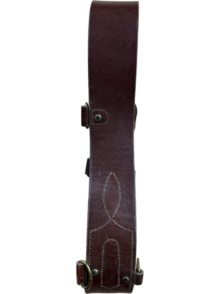 Leather Belt Brown - W28-34 - Think Vintage ltd
