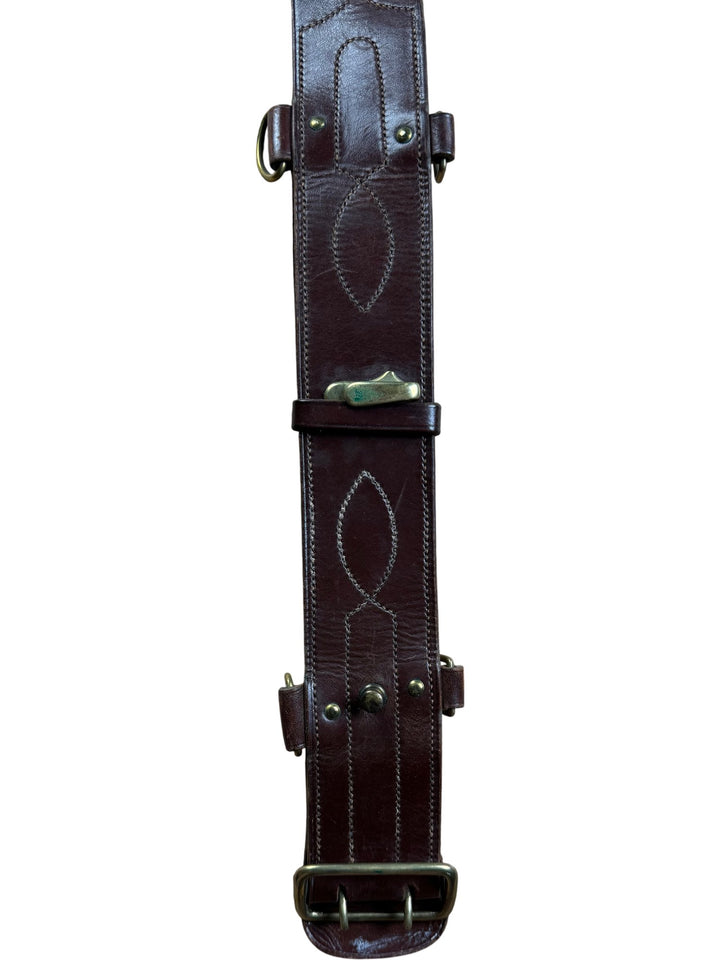 Leather Belt Brown - W28-34 - Think Vintage ltd