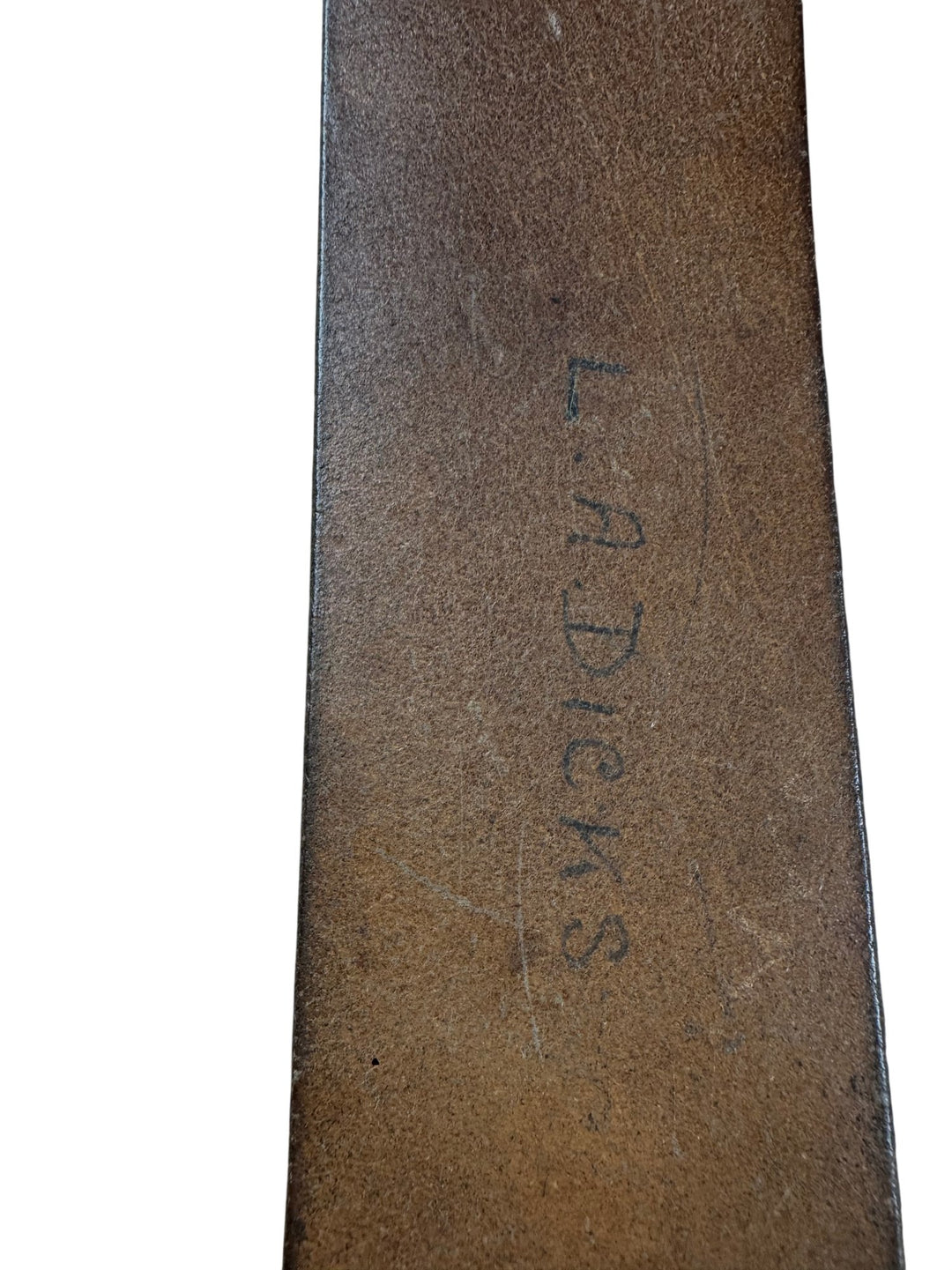 Leather Belt Brown - W28-34 - Think Vintage ltd