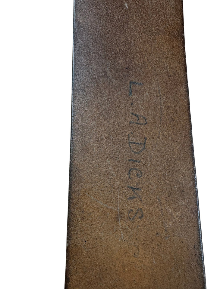 Leather Belt Brown - W28-34 - Think Vintage ltd