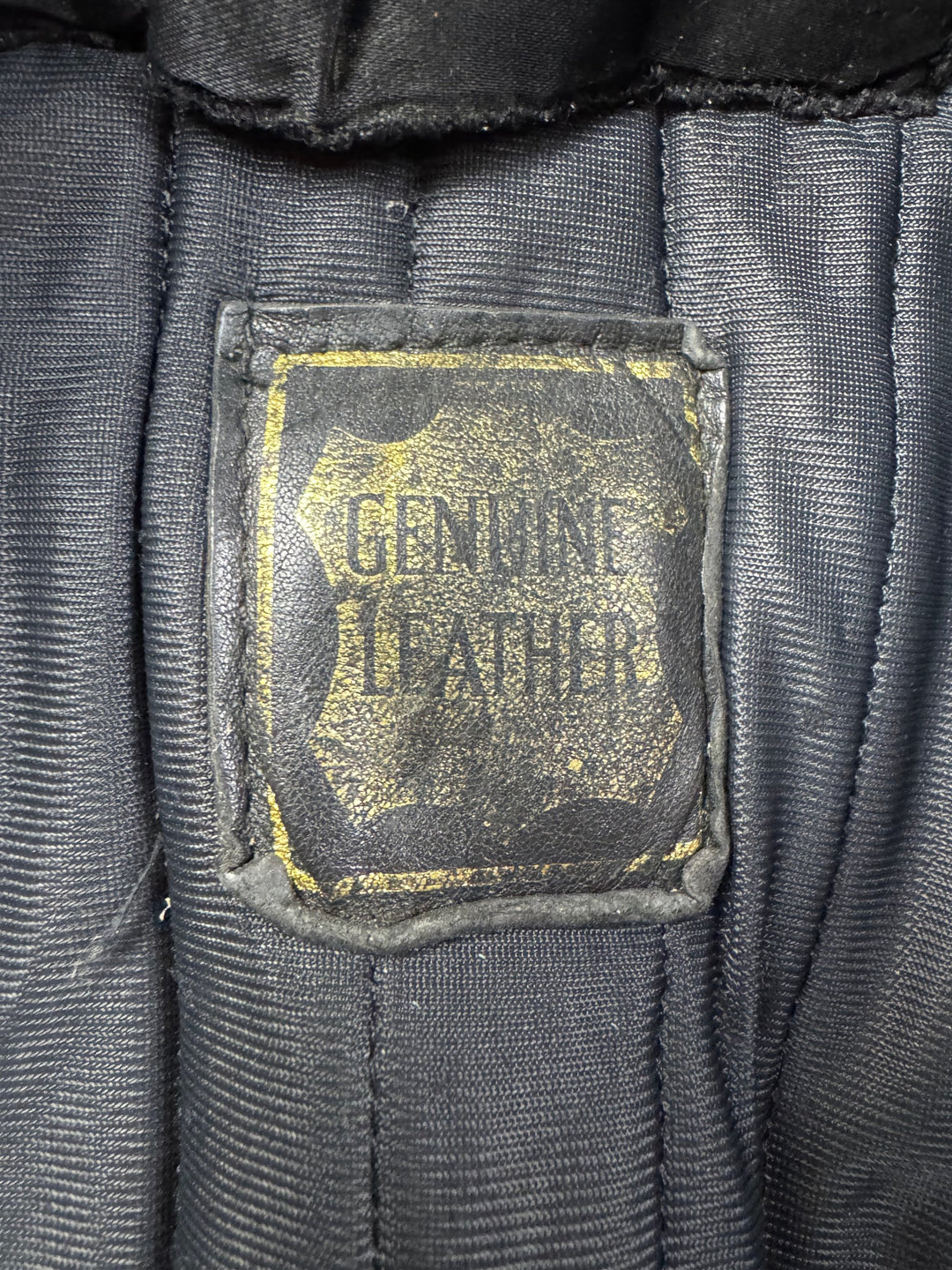 Leather Bomber Jacket - L - Think Vintage ltd