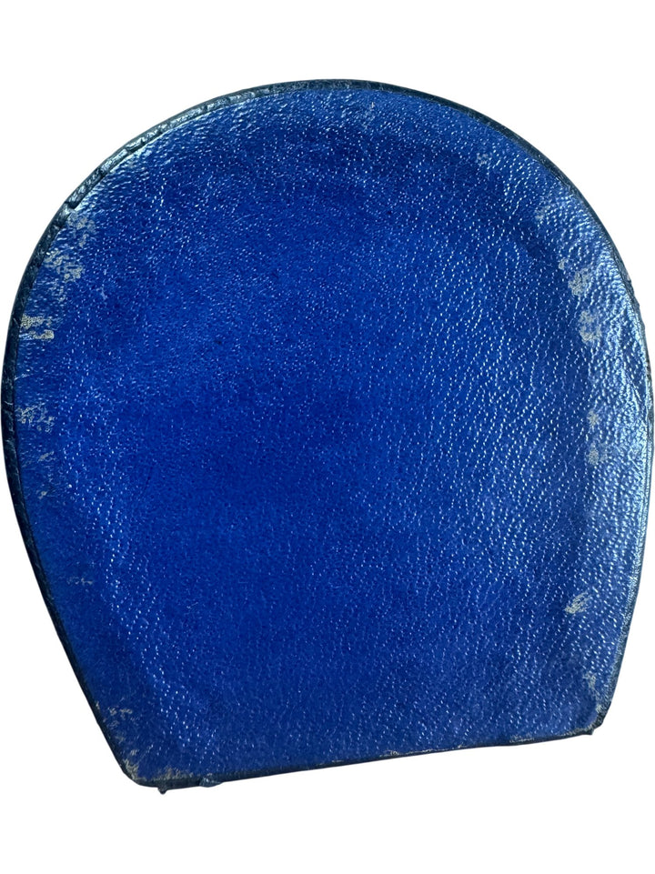 Leather Collar Stud Box With Gold Inscription