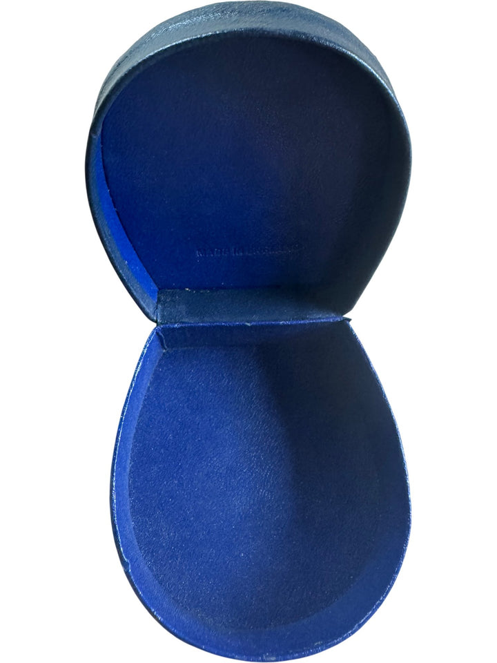 Leather Collar Stud Box With Gold Inscription